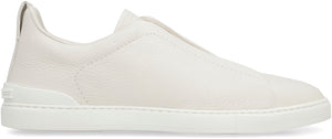 Triple Stitch leather sneakers-1